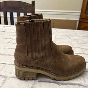 Blowfish Tan Ankle Booties